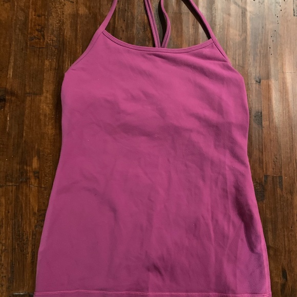 Lululemon Magenta Tank with Built-in Support - Picture 4 of 5